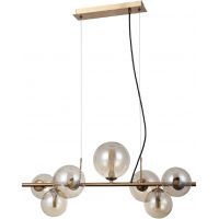 Italux Canello lampa wisząca 7x5 W złota PND-406007-7-HBR