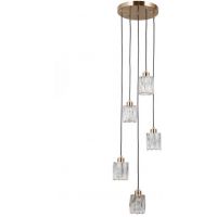Italux Torno lampa wisząca 5x40 W złota PND-40813-5R-HBR