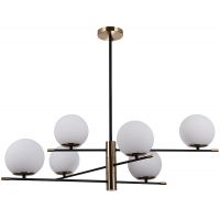 Italux Stelia lampa podsufitowa 6x5 W czarna PND-43660-6