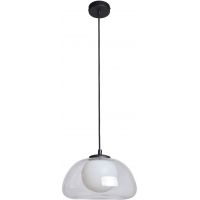 Italux Ainale lampa wisząca 1x7 W czarna PND-54637-1-BK-CL