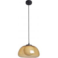 Italux Ainale lampa wisząca 1x7 W bursztynowa PND-54637-1-BK-YLL