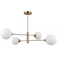 Italux Evora lampa podsufitowa 4x5 W mosiądz PND-55342-4-HB