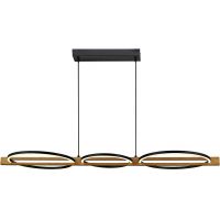 Italux Natano lampa wisząca 3x38 W czarna PND-55362-40W-WO