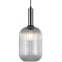 Italux Antiola lampa wisząca 1x40 W nikiel PND-5588-1L-SC+CL