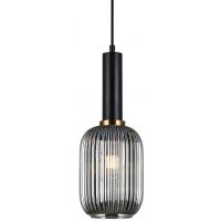 Italux Antiola lampa wisząca 1x40 W czarna PND-5588-1M-BK+SG