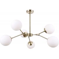 Italux Annes lampa podsufitowa 6x5 W brąz antyczny PND-56980-6C