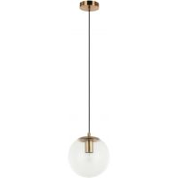 Italux Sarpo lampa wisząca 1x40 W mosiądz PND-58867-1S-BK-BRO