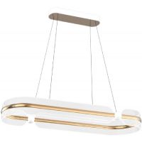 Italux Sopla lampa wisząca 1x56 W biała PND-63728-56W-3K-GD