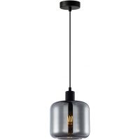 Italux Maluna lampa wisząca 1x40 W czarna PND-74920-1-BK-SG