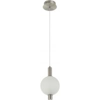 Italux Lenti lampa wisząca 1x7 W biała/chrom PND-83631-1-SC-WH