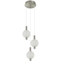Italux Lenti lampa wisząca 3x18 W biała/chrom PND-83631-3-SC-WH