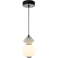 Italux Balos lampa wisząca 1x5 W czarna PND-94921-1A-BK