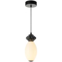 Italux Balos lampa wisząca 1x7 W czarna PND-94921-1B-BK