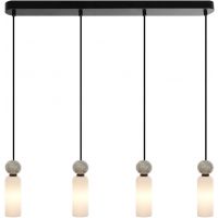 Italux Santos lampa wisząca 4x40 W czarna PND-95331-4-BK