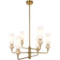 Italux Santos lampa podsufitowa 6x40 W złota PND-95331-6-BRSS