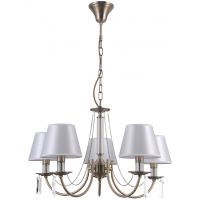 Italux Solana lampa wisząca 5x40 W brązowa PND-28366-5