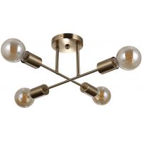 Italux Formio lampa wisząca 4x40 W mosiądz miodowy PND-4052-4-HBR