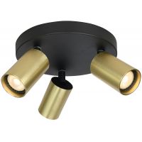 Italux Nesto lampa podsufitowa 3x10 W złota SPL-23436-3R-BK-BRSS