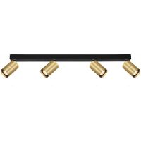 Italux Nesto lampa podsufitowa 4x10 W złota SPL-23436-4-BK-GD