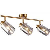 Italux Sardo lampa podsufitowa 3x40 W mosiądz-przydymiona SPL-5581-3-BRO-SG