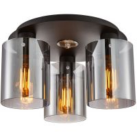 Italux Sardo lampa podsufitowa 3x40 W czarna-szara SPL-5581-3SC-BK-SG