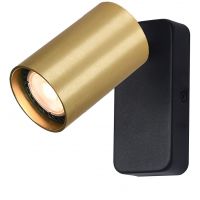 Italux Nesto kinkiet 1x10 W złoty WL-23436-1-BK-GD