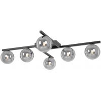 Kaja Paxi lampa podsufitowa 6x10 W czarna-grafitowa K-5466