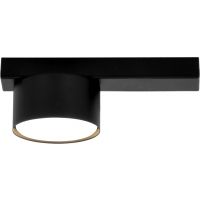 Kaja Cruz lampa podsufitowa 1x10 W czarna K-5530