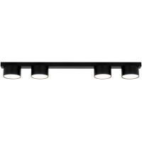 Kaja Cruz lampa podsufitowa 4x10 W czarna K-5532