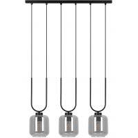Kaja Bono lampa wisząca 3x15 W czarna-grafitowa K-5586