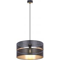 Kaja Malavi lampa wisząca 1x15 W czarna-złota K-5501
