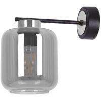 Kaja Piega kinkiet 1x15 W czarny-srebrny-grafitowy K-5518