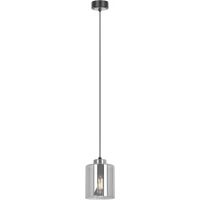 Kaja Luna lampa wisząca 1x15 W czarna-srebrna-grafitowa K-5525