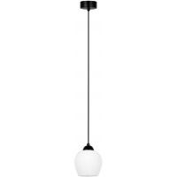 Kaja Abro lampa wisząca 1x15 W biała-czarna K-5600