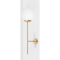 Kaja Lumia kinkiet 1x15 W biały-złoty K-5406