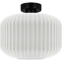 Kaja Sparta lampa podsufitowa 1x15 W biała-czarna K-5643