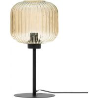 Kaja Clark lampa stołowa 1x15 W czarna-bursztynowa K-5656
