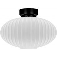 Kaja Peso lampa podsufitowa 1x15 W biała-czarna K-5671