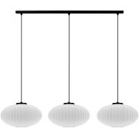 Kaja Peso lampa wisząca 3x15 W biała-czarna K-5672