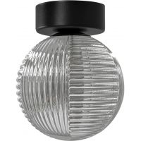 Kaja Fado lampa podsufitowa 1x10 W czarna-grafitowa K-5691