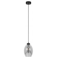 Kaja Balbo lampa wisząca 1x15 W czarna-przydymiona K-5720
