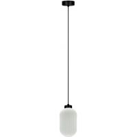 Kaja Vilar lampa wisząca 1x15 W biała-czarna K-5730