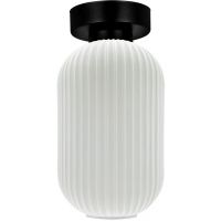 Kaja Vilar lampa podsufitowa 1x15 W biała-czarna K-5732