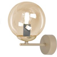 Kaja Felix kinkiet 1x10 W bursztynowy-beżowy K-5785