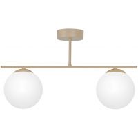 Kaja Savia lampa podsufitowa 2x10 W biała-złota-beżowa K-5791