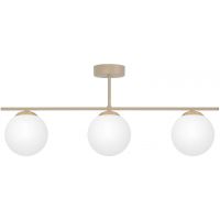 Kaja Savia lampa podsufitowa 3x10 W biała-złota-beżowa K-5792