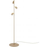 Kaja Mati lampa stojąca 3x10 W złota-beżowa K-5825