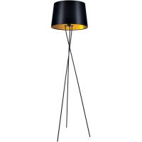 Kaja Remi Gold lampa stojąca 1x40W czarny/złoty K-4358