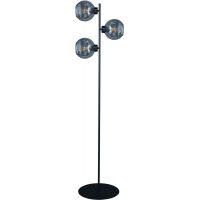 Kaja Aldar lampa stojąca 3x60W grafit/czarna K-4854