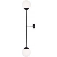 Kaja Savoy kinkiet 2x40 W biały-czarny K-4927